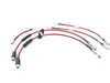 ES#2712666 - 002565ECS02AKT2 - Exact-Fit Stainless Steel Brake Lines - Complete Kit - Set of 6 DOT-compliant lines, manufactured by ECS Tuning to replace your standard rubber lines. - ECS - BMW