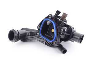 ES#3493390 - 11537534521 - Thermostat Housing W/ Thermostat Kit - Priced As Kit - All in one unit for your cooling system Gen 2 MINI Cooper - URO - MINI