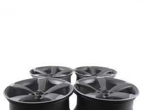 ES#2960560 - 8T0601025CDkt - 19" Twisted 5-Spoke Wheels - Set Of Four - 19"x9" ET33 5x112 Titanium - Genuine Volkswagen Audi - Audi