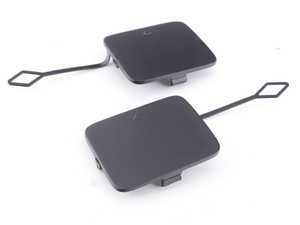ES#3486655 - 51122452510 - Tow Hook Cover Set - Rear - Replace your lost or damaged tow hook cover - Genuine BMW - BMW