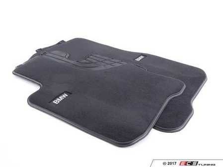 ES#2706917 - 51472348200 - BMW Base Line Floor Mats - Front - Black/Black floor mats - Genuine BMW - BMW