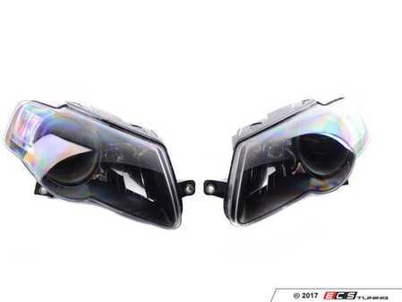 ES#1831852 - 1EL247014-831 - European Headlight Set - Smoked  - Great looking smoked headlights with halogen projectors for your B6 Passat - Hella - Volkswagen