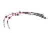 ES#3525084 - 002563ECS01 - Exact-Fit Stainless Steel Brake Lines - Front - DOT-compliant kit to improve pedal feel in your vehicle. - ECS - BMW