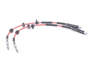 ES#3525084 - 002563ECS01 - Exact-Fit Stainless Steel Brake Lines - Front - DOT-compliant kit to improve pedal feel in your vehicle. - ECS - BMW