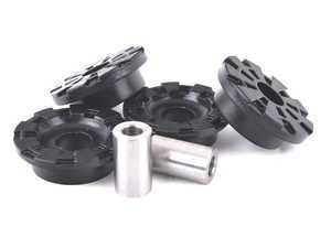 ES#3218728 - PFR85-525Bx2 - Rear Differential Bushings - Rear Position - Race - Stiffen up your driveline and improve response time with 95A durometer polyurethane - Powerflex Black Series - Audi Volkswagen