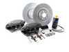 ES#2953877 - 014366ECS02KT2 -  Front Big Brake Kit - Stage 3 - Cross Drilled & Slotted Rotors (345x30) - (NO LONGER AVAILABLE) - Upgrade your brake system to the 4-piston Brembo Q5 calipers. Includes ECS GEOMET brake rotors. - ECS - 