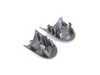 ES#52651 - 32306773637 - Steering Wheel Pads Set - Silver - Blank upper steering wheel pads for the three spoke wheel - Genuine MINI - MINI