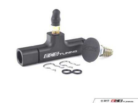 ES#3515042 - 018733ecs01KT - Clutch Pedal Upgrade Kit - 6 Speed - Upgrade your clutch pedal feel and response with our Adjustable Clutch Pedal Stop and Billet Clutch Bleeder Block - ECS - Volkswagen