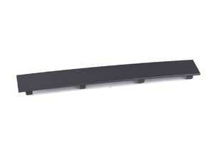 ES#3441488 - 8W0807287BRU6 - Front License Plate Bracket Filler Trim - Dark Chrome / Matte  - Covers the hardware provision for the front license plate bracket - Genuine Volkswagen Audi - Audi