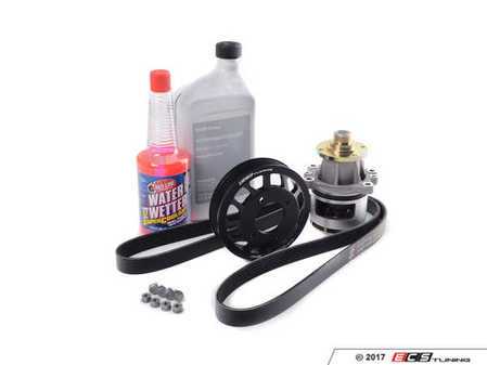 ES#2842165 - 888010330KT - High Performance water pump kit  - Featuring Stewart High Performance water pump, GatesRacing belt, and heavy duty ECS water pump pulley - Assembled By ECS - BMW