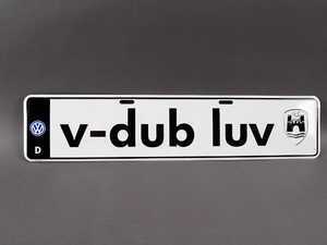 ES#2063708 - 19974 - DriverGear V-Dub Euro Plate - (NO LONGER AVAILABLE) - Share the love! - DriverGear - 