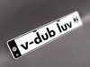 ES#2063708 - 19974 - DriverGear V-Dub Euro Plate - (NO LONGER AVAILABLE) - Share the love! - DriverGear - 