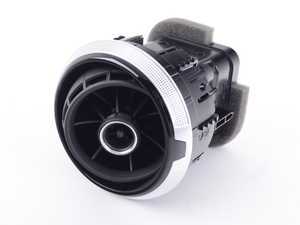 ES#2733061 - 8V0820901C6PS - Air Vent - Sabre (Black)/Chrome - Priced Each - Adjustable air vent for the dash - Genuine Volkswagen Audi - Audi