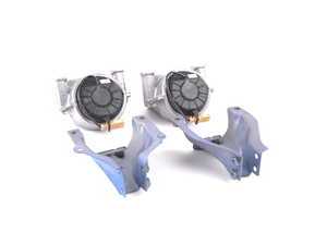 ES#3177942 - 8r0198381bKT1 - Engine Mount Kit - Eliminate excessive engine vibations - Includes left and right side mounts and retaining plates - Genuine Volkswagen Audi - Audi