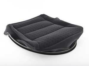 ES#309241 - 1J0881405JRPDA - Lower Seat Cover - Black Cloth - Includes lower heater element - Genuine Volkswagen Audi - Volkswagen