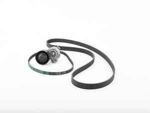 ES#3236249 - 11287631824KT - Accessory Belt Kit - Everything you need to service your belt drive system using genuine BMW components - Genuine BMW - BMW