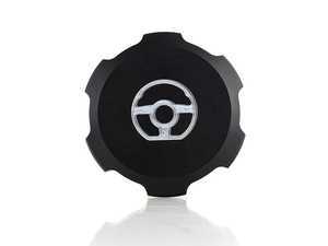 ES#3194628 - 022734ECS01-01 - Billet Power Steering Fluid Reservoir Cap - Black Anodized - (NO LONGER AVAILABLE) - Lose the plastic! - ECS - 