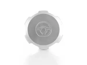 Billet Power Steering Fluid Reservoir Cap - Clear Anodized