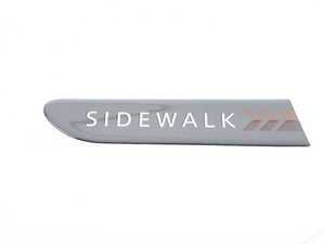 ES#79355 - 51147186156 - MINI Sidewalk Decal Gray - Right  - Used on the side near the side turn signal - Genuine MINI - MINI