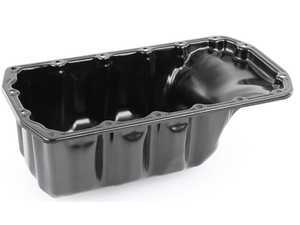 ES#3522602 - 11137550483 - Oil Pan W/ Drain Screw Plug & Washer - Replacement oil pan with drain plug and washer - Vaico - MINI