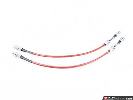ES#3523470 - 024660ECS01 - Exact-Fit Stainless Steel Brake Lines - Front - DOT Compliant kit to improve pedal feel in your vehicle. - ECS - Volkswagen