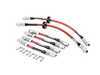 ES#2008 - G60BLK - Exact-Fit Stainless Steel Brake Line Kit - This is a 6 line kit, (front, mid & rears) - ECS - Volkswagen