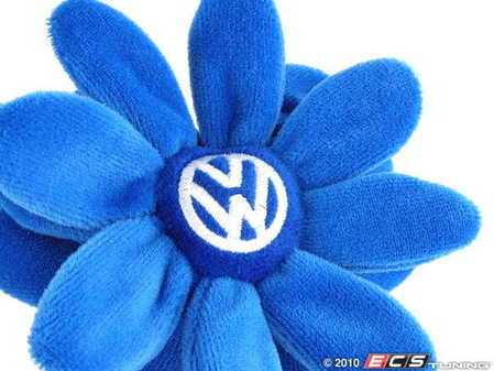 ES#2063709 - 4104 - Plush Flower - Blue - (NO LONGER AVAILABLE) - Want to add a special touch to your VW? The Daisy Flower is that special touch you have been looking for! - DriverGear - 