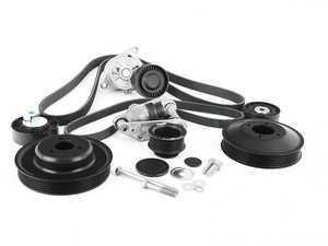 ES#3521793 - uppke46tuBKT - Turner Motorsport Ultimate Power Pulley And Drive Belt Overhaul System  - Includes Accessory Belt System! - Assembled By ECS - BMW