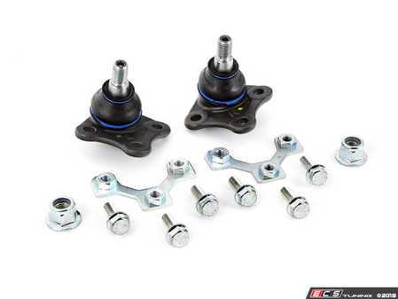 ES#3523405 - 1j0407366jKT - Heavy Duty Ball Joint Kit  - Includes upgraded left & right side HD ball joints, complete with lock plates and hardware - Meyle HD - Volkswagen