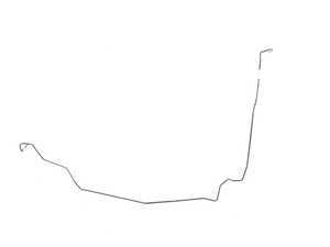 ES#2217483 - 34326853586 - Front Pre-Formed Brake Line - Right - Runs from the ABS pump to the right front suspension - Genuine BMW - BMW