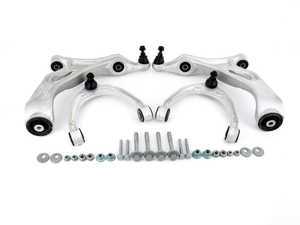 ES#3020357 - 7L0407021BKT1 - Complete Front Control Arm Kit - Includes new control arms with hardware - Meyle - Audi