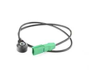 ES#2895022 - 07K905377E - Knock Sensor - 760mm - Transmits engine data to ECU to adjust timing incase of pre-ignition. Green sensor, 760mm in length - Vemo - Audi Volkswagen