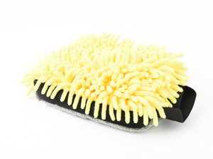 ES#2848127 - MIC494 - Three-Way Premium Wash Mitt - Use Yellow and Gray sides for paintwork, metal, glass, and plastics - Chemical Guys - Audi BMW Volkswagen Mercedes Benz MINI Porsche