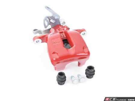 ES#3247554 - 1K0615424P -  Rear Brake Caliper - Right - Does not include hardware, painted in red - TRW - Volkswagen