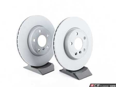ES#3523620 - 34116866297kt2KT - Front Brake Rotors - Pair 11.57" (294x22) - New brake rotors to restore your stopping power in your MINI: coated - Zimmermann - MINI