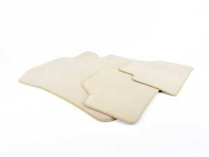 ES#3040340 - 51477316627 - E84 Carpeted floor mat set - Beige  - Set of 4 carpeted floor mats - Genuine BMW - BMW