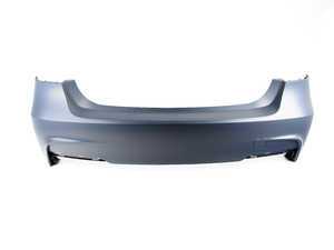 ES#4173500 - 51128056497KT - Rear Bumper Trim - Primed -M - F30 - Genuine BMW rear bumper - Price includes a refundable $269.10 core charge. - Genuine BMW - BMW