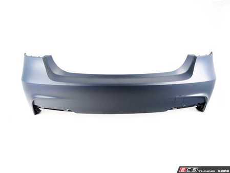 ES#4173500 - 51128056497KT - Rear Bumper Trim - Primed -M - F30 - Genuine BMW rear bumper - Price includes a refundable $269.10 core charge. - Genuine BMW - BMW