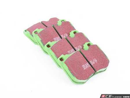 ES#520015 - DP2345 - GreenStuff Performance Brake Pad Set - Mild upgrade pad, great for an afternoon of sporty driving - EBC - Porsche