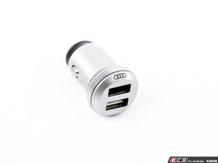 ES#3441728 - 8X0051443 - Dual USB Charger - (NO LONGER AVAILABLE) - Charge two mobile devices at once - Genuine Volkswagen Audi - 