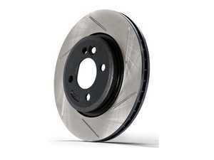 ES#3241321 - 126.34066sKT - Slotted Brake Rotors - Rear - This design removes performance robbing outgas and material dust caused by braking - StopTech - MINI