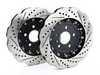 ES#4056678 - 023940ecs02ktKT - Front & Rear 2-Piece Scalloped Brake Rotor Kit - No Pads - Direct bolt-on upgrade to Tru-Float scalloped style rotors. Up to 20% less weight! - ECS - Audi