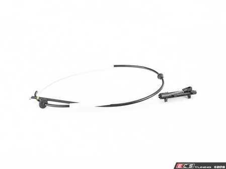 ES#417788 - 7L6823535C - Hood Latch Cable - Rear - Connects front cable to interior release handle - Genuine Volkswagen Audi - Volkswagen