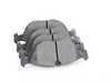 ES#3427352 - 8D0698151 - Front Brake Pad Set - Ceramic composite developed to meet low dust & noise requirements - Pagid - Audi BMW Volkswagen Mercedes Benz