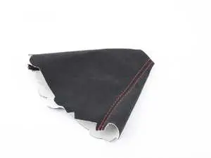 BFI Manual Alcantara Shift Boot - Red Stitching