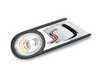 ES#2139016 - 63137268882 - Side Turn Signal & Grille "S" - White - Right Post LCI  - Chrome insert with red S on side and surround, has clear lens - Genuine MINI - MINI