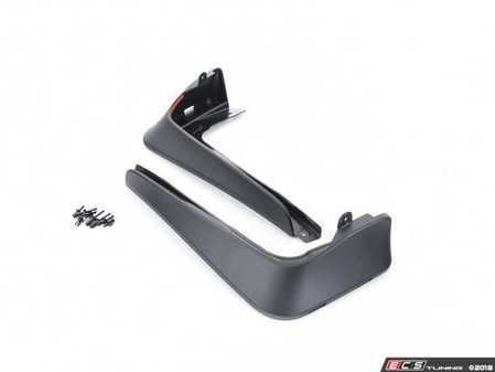 ES#3186106 - 82162410137 - Front Factory Mud Flaps / Splash Guards Contoured - Priced As Set - Defeat rocks and mud from side of your MINI - Genuine MINI - MINI