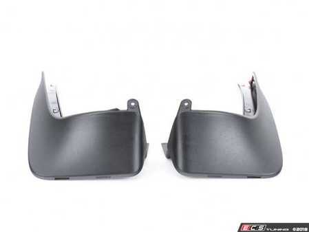 ES#3651476 - 82162467102 - Rear Factory Mud Flaps / Splash Guards Contoured - Priced As Set - Defeat rocks and mud from side of your MINI - Genuine MINI - MINI