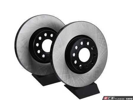 ES#3230757 - 125.33098KT - Front Brake Rotors - Pair (312x25) - Premium, high carbon, Cryo treated rotors - StopTech - Audi Volkswagen