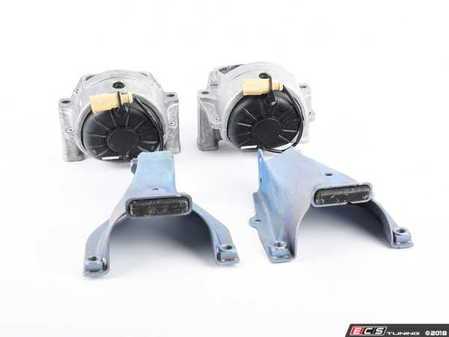 ES#3537045 - 8r0199381adKT1 - Engine Mount Set - Includes both engine mounts with retaining plates - Genuine Volkswagen Audi - Audi